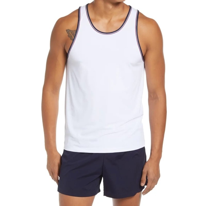 Men’s Charcoal Grey Sleeveless Performance Training Tank Top Product image