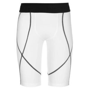Black Performance Compression Shorts with Contrast Stitching Product image