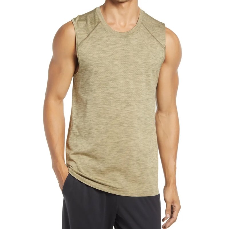 Men’s Charcoal Grey Sleeveless Performance Training Tank Top Product image
