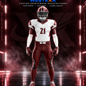 FU-007 | Burgundy Football Uniform