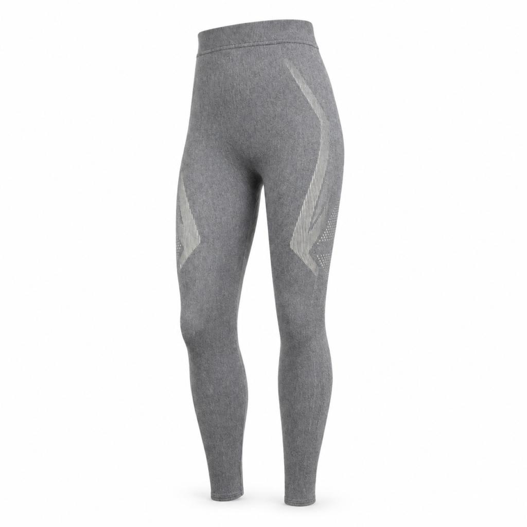 Black & Orange Performance Compression Leggings Product image