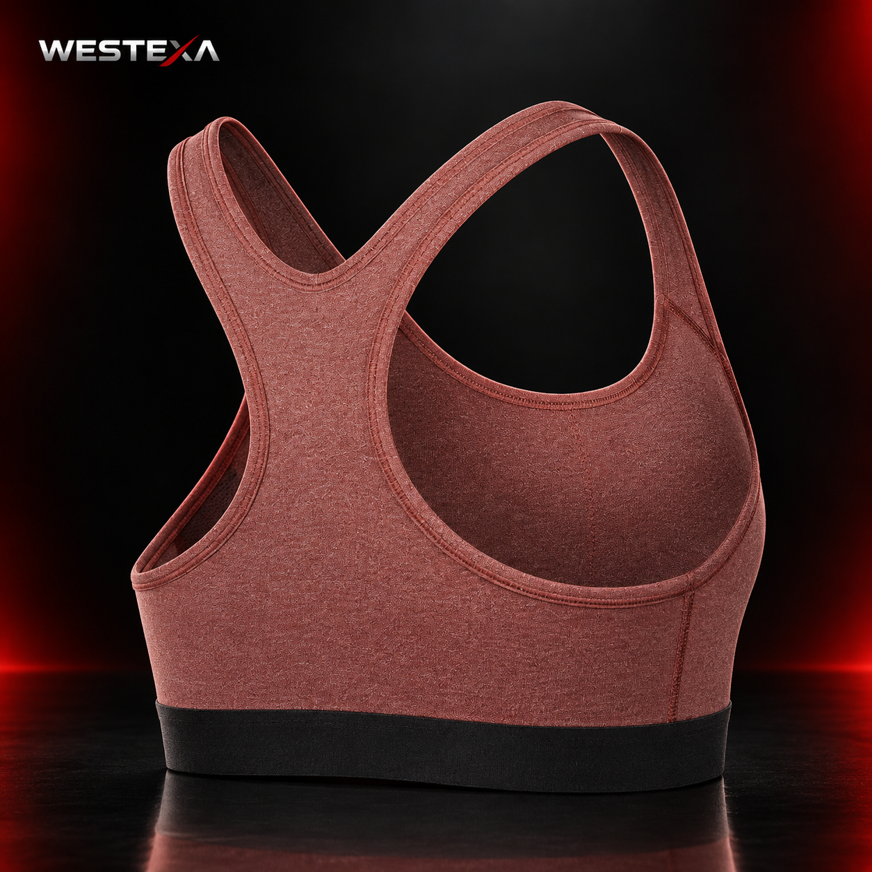 WEX-01 — Navy Blue Performance Sports Bra Product image