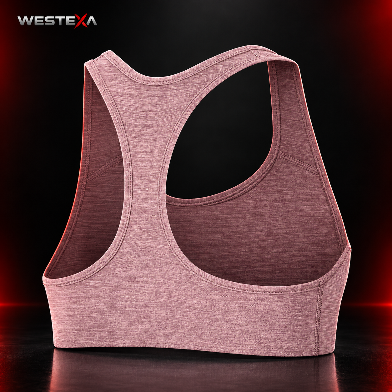 WEX-01 — Navy Blue Performance Sports Bra Product image