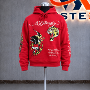 Eagle Tiger Red Hoodie