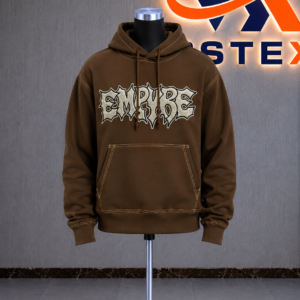 Resistance Brown Crop Hoodie