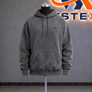 Sportswear Club Black Wash Hoodie