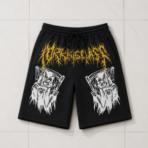 You're Next Black Mesh Shorts