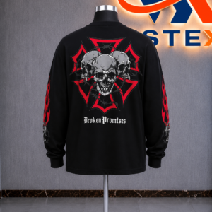 Outlaws Den Black Thermal Long Sleeve T-Shirt