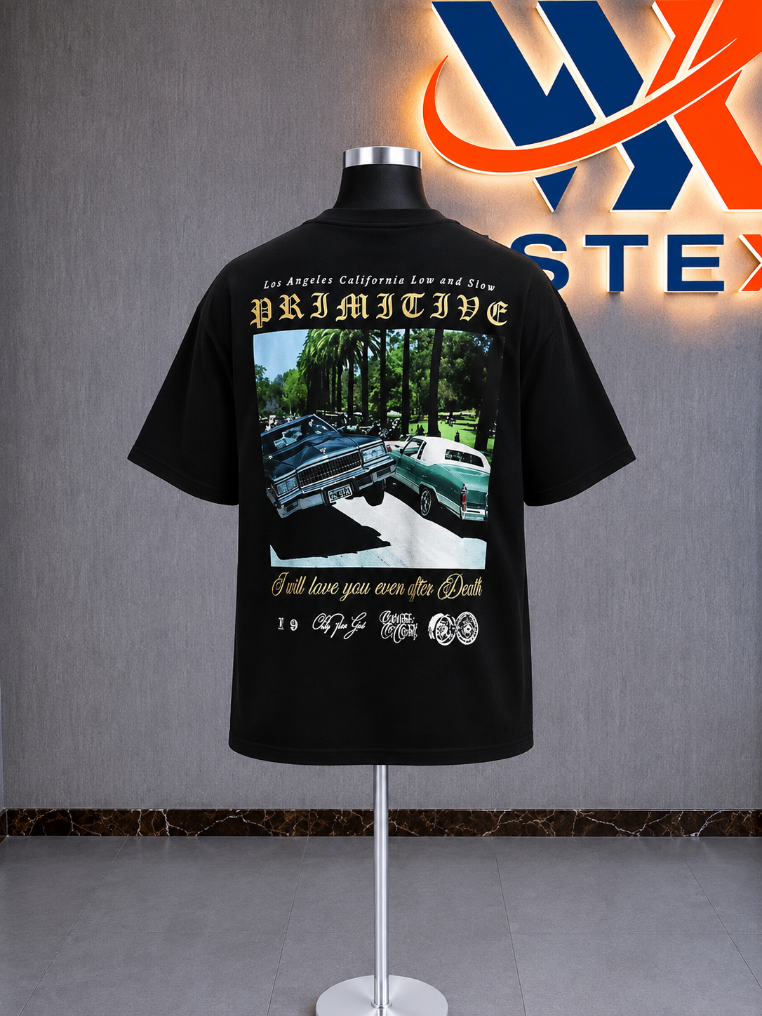Estevan Oriol Low Slow Black Boxy T-Shirt