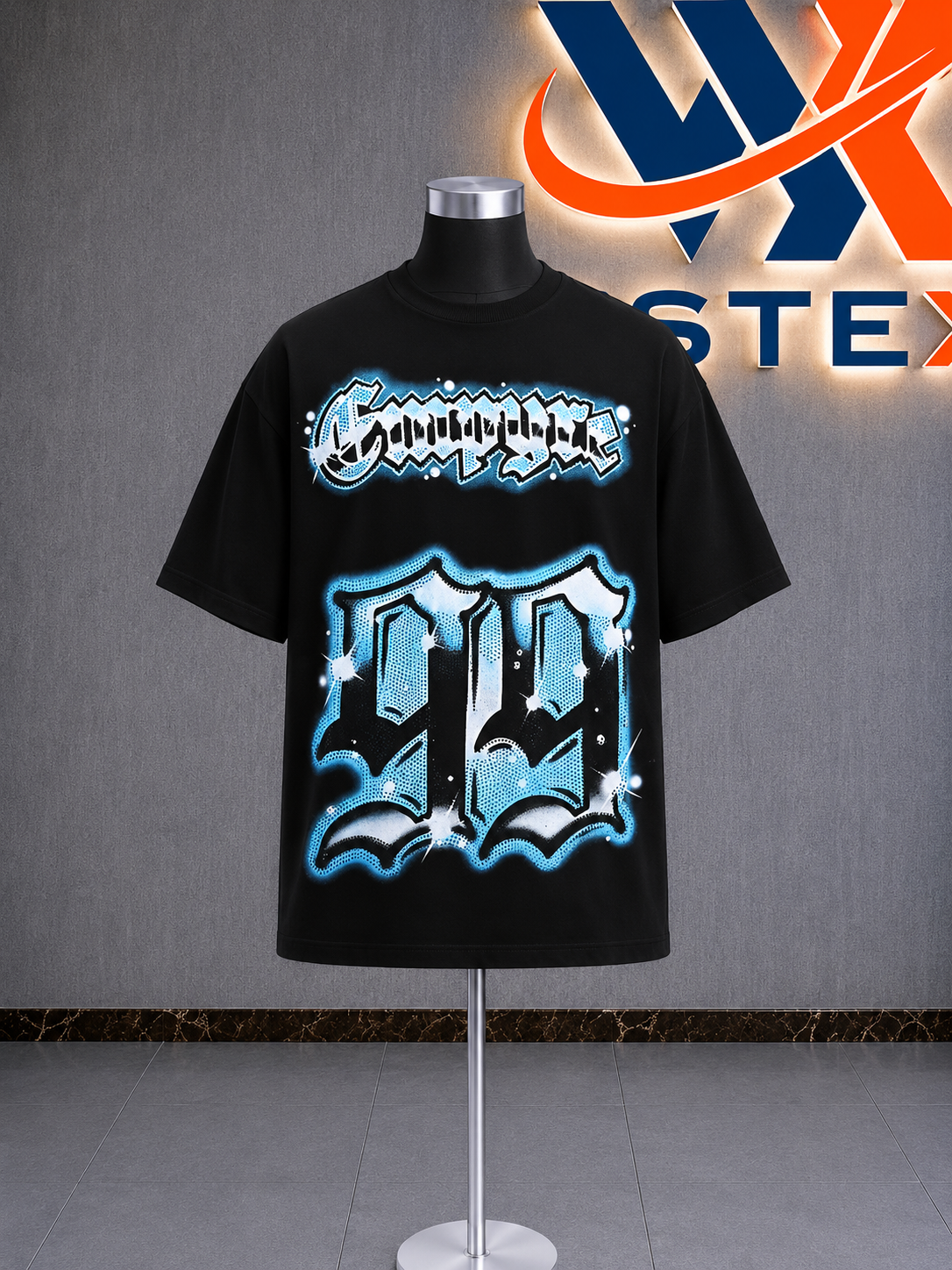 Chrome Stones Black T-Shirt