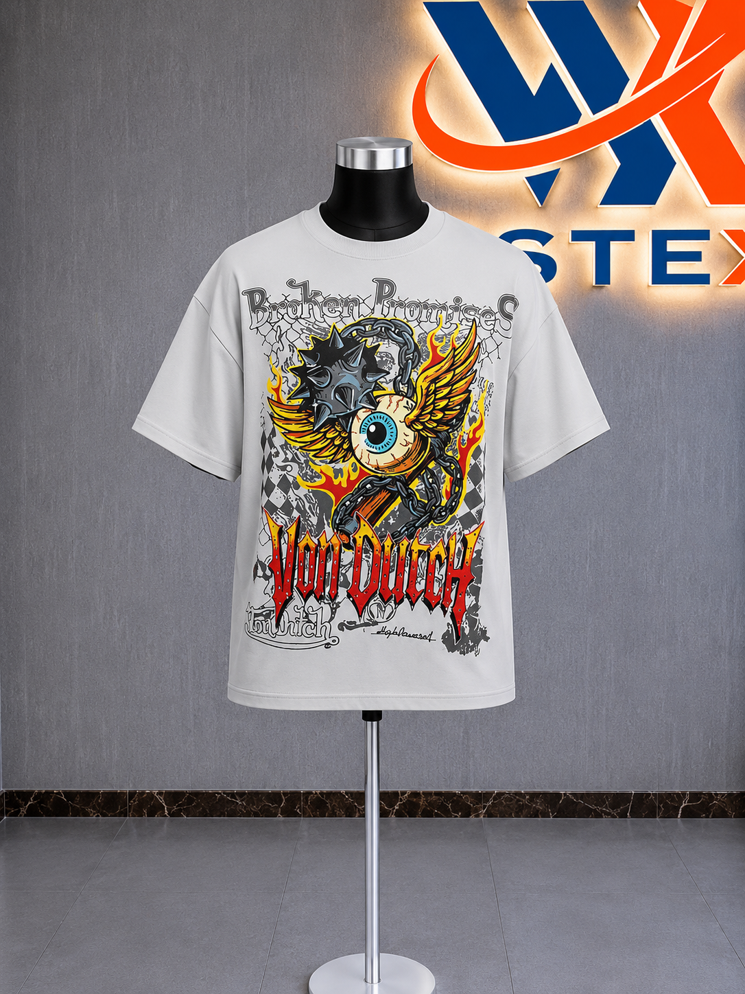 Dark Crusader Light Grey Wash T-Shirt