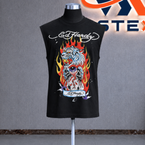 Tiger Black Tank Top