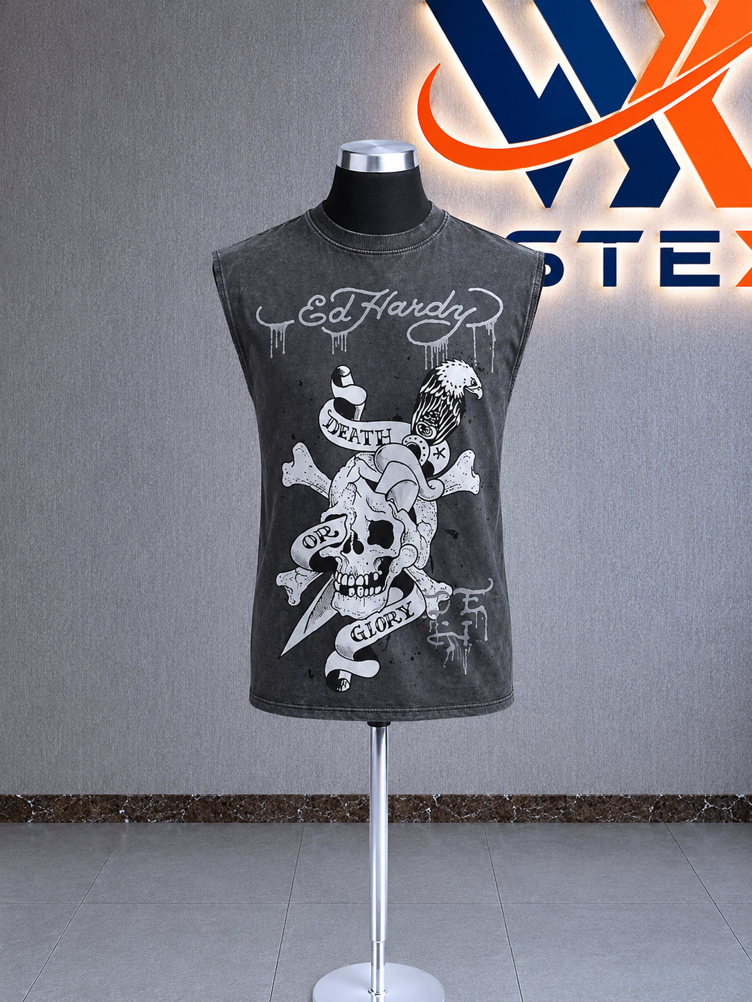 DG Skull Charcoal Tank Top