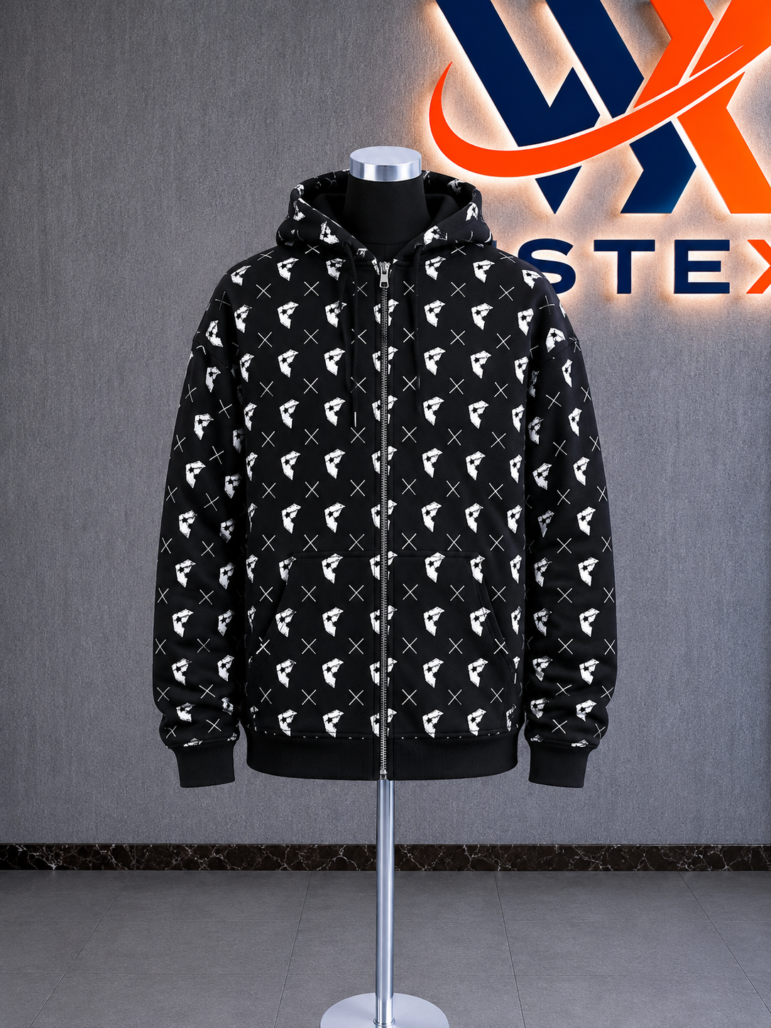 Famous Stars Straps BOH Black Zip Hoodie