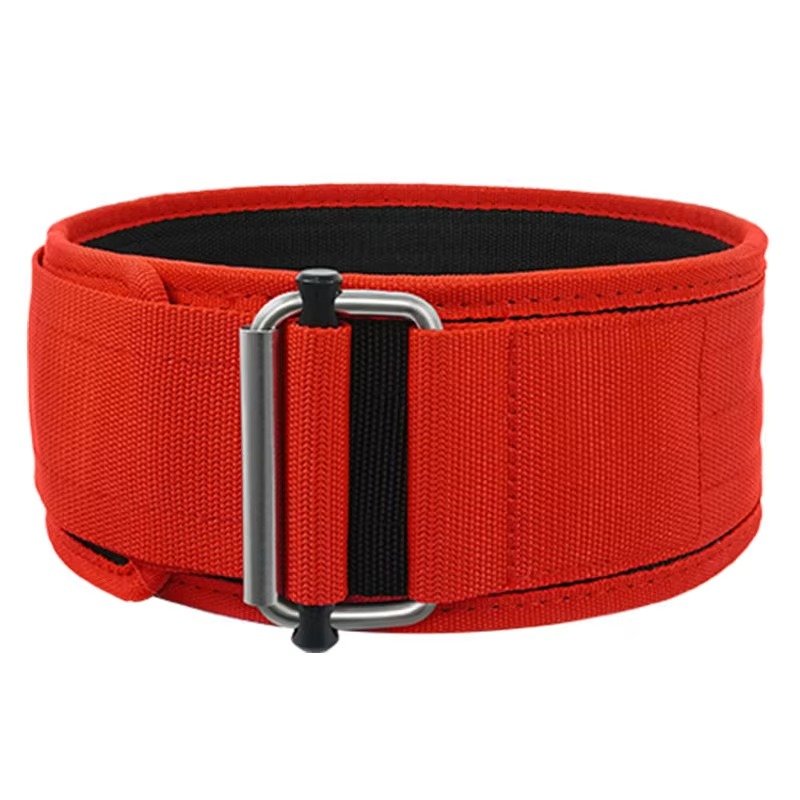Red Weightlifting Belt – Adjustable Heavy-Duty Gym Fitness, Powerlifting & Strength Training Support Belt Product image