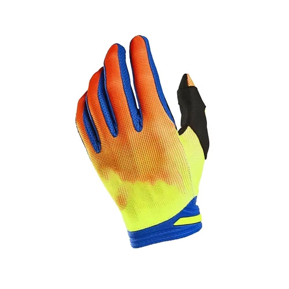 High Visibility Orange & Blue Work Gloves – Durable Protective Safety Gloves for Construction, Gardening & General