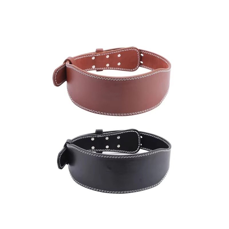 Brown & Black Leather Double-Prong Powerlifting Belts Product image