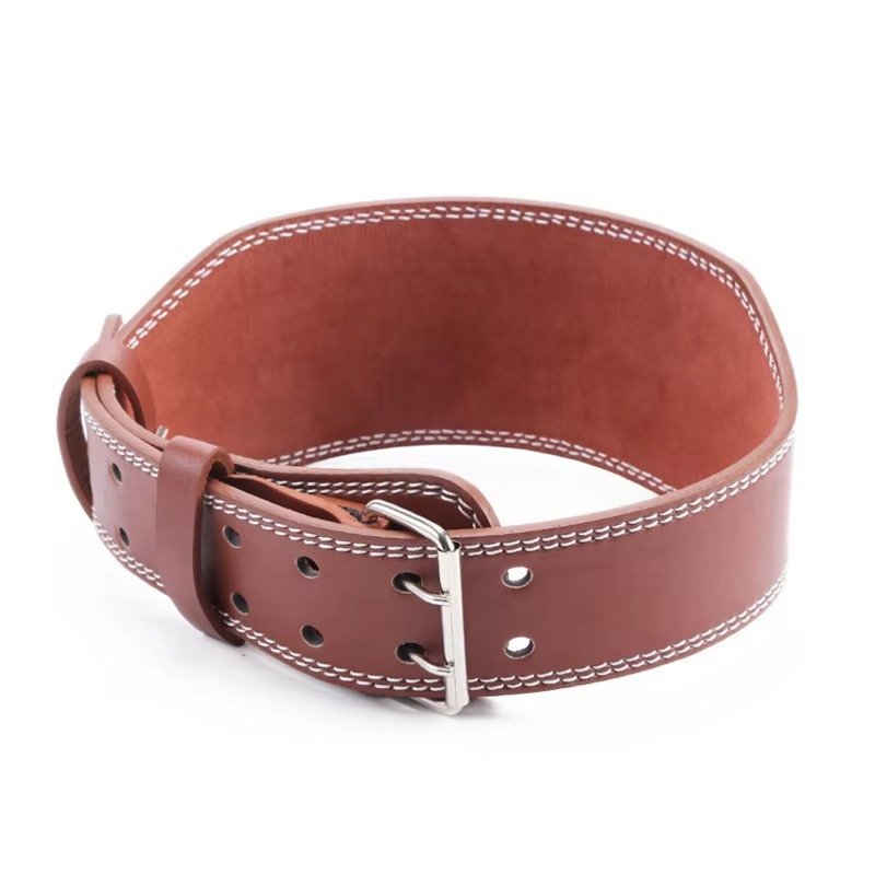 Brown & Black Leather Double-Prong Powerlifting Belts Product image