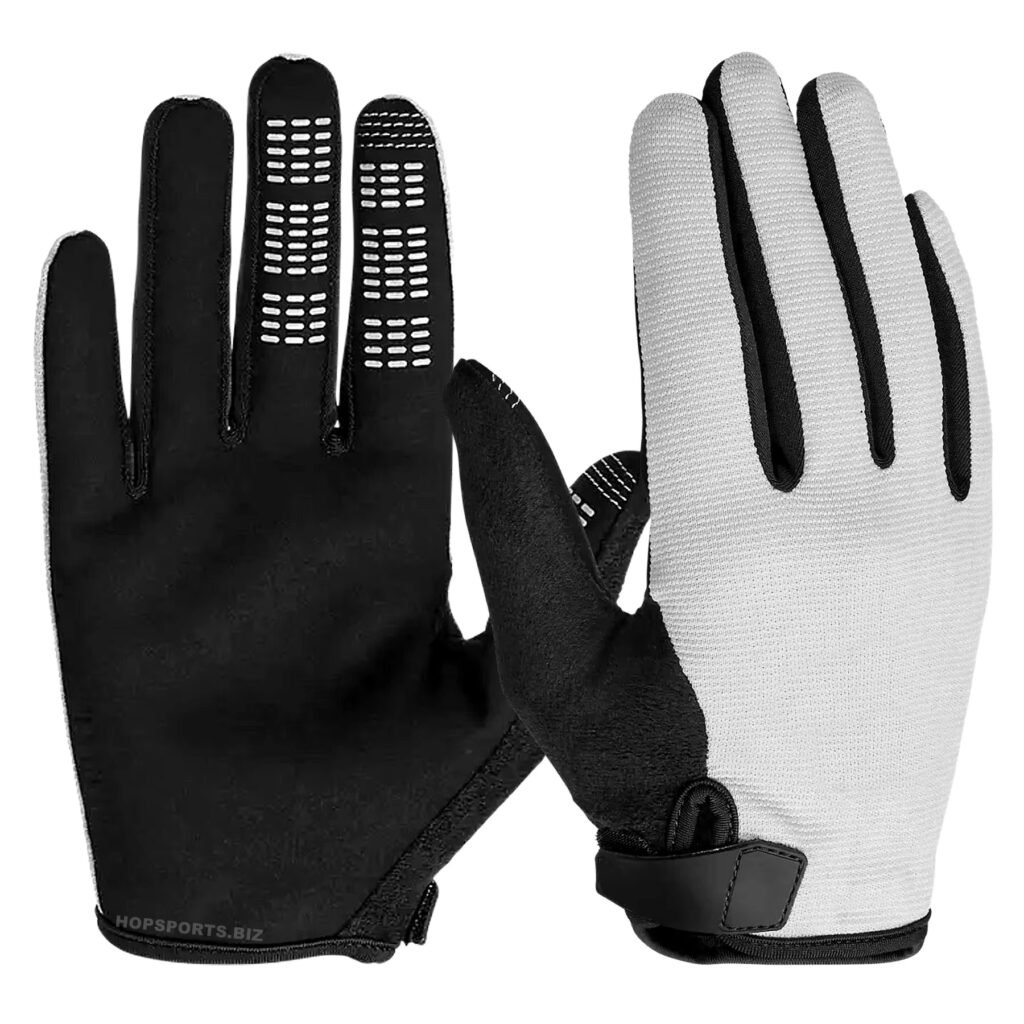 Premium Cycling Gloves – Black & Grey with Blue Accents Product image