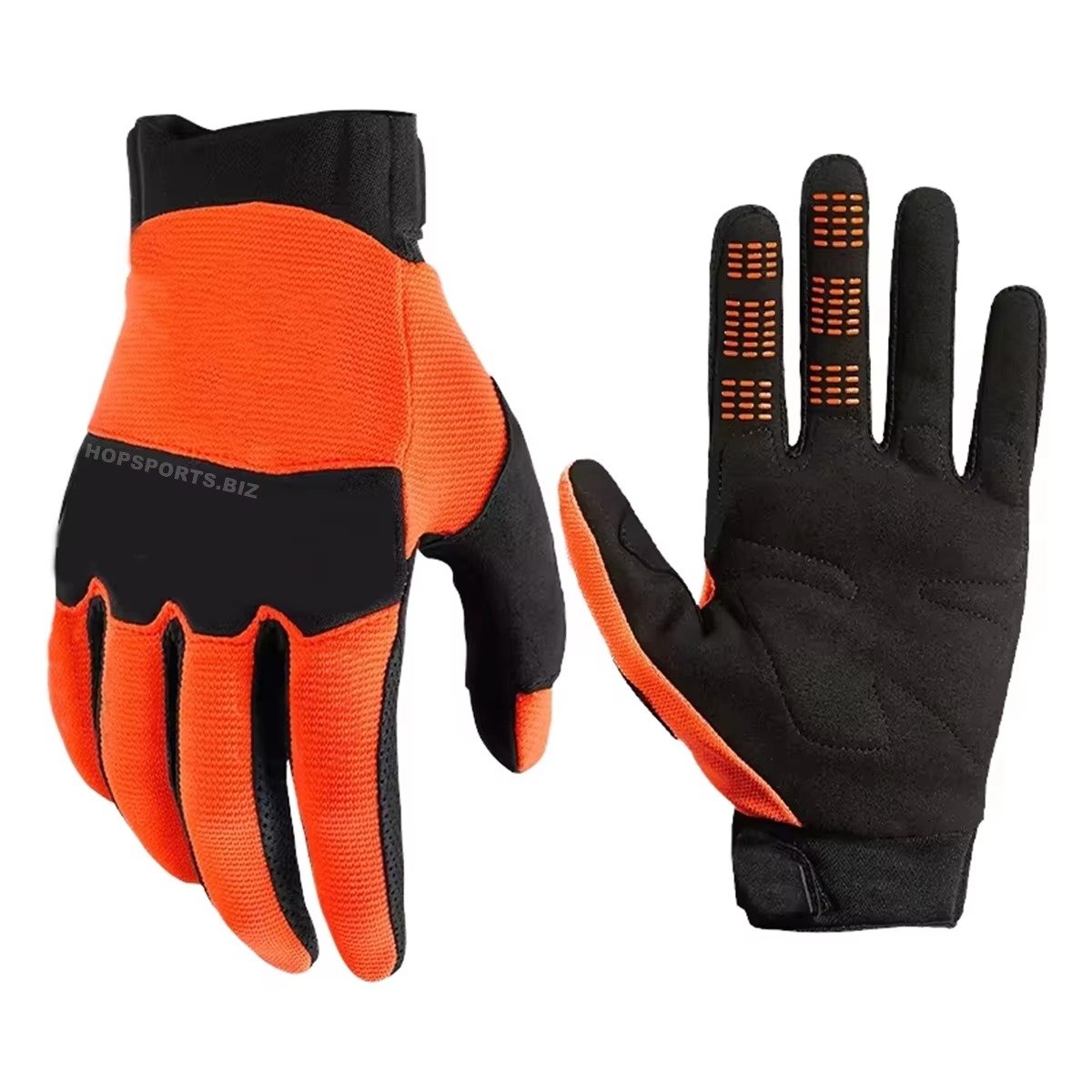Premium Cycling Gloves – Black & Grey with Blue Accents Product image