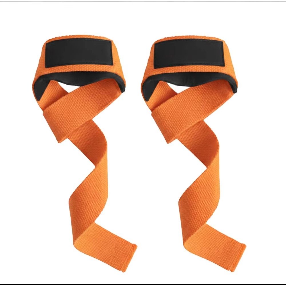 Premium Green Gym Lifting Straps with Neoprene Wrist Padding (Pair) Product image