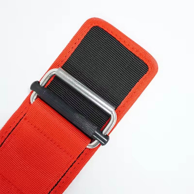 Red Weightlifting Belt – Adjustable Heavy-Duty Gym Fitness, Powerlifting & Strength Training Support Belt Product image