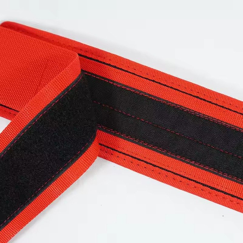 Red Weightlifting Belt – Adjustable Heavy-Duty Gym Fitness, Powerlifting & Strength Training Support Belt Product image