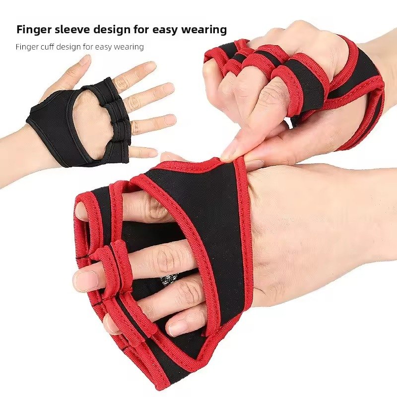 Ergonomic Half-Palm Grip Gloves for Cross-Training & Gym Workouts Product image